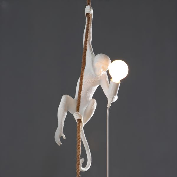 GUO Suspension Luminaire Lampe Moderne Abat-jour Humanoïde en Métal