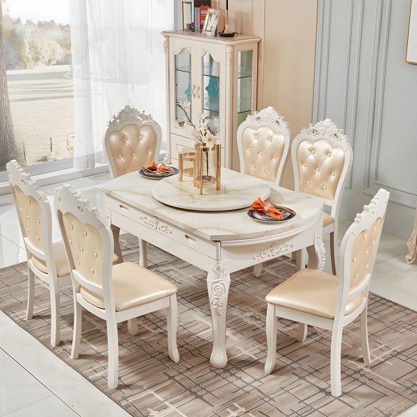 Farmhouse Table Round Dining French Dining Tables For Sale Glam