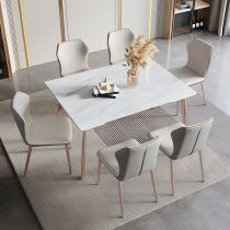 7 Pieces: Table, 6 Chairs