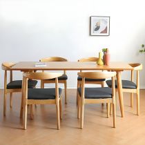 7 Pieces: Table, 6 Chairs