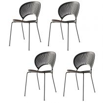 4 Chaises Noires