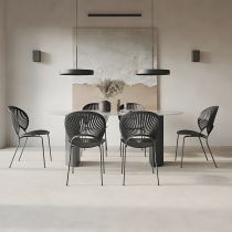 7 Pièces : Table, 6 Chaises