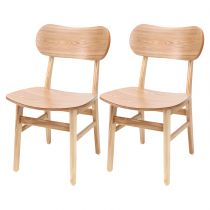 2 Natural Chairs