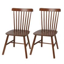 2 Walnut Chairs