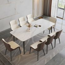 9 Pieces: Table, 8 Chairs