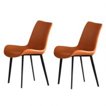 2 Orange Chairs