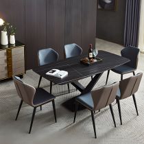 7 Pieces: Table, 6 Chairs