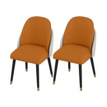 2 Orange Chairs