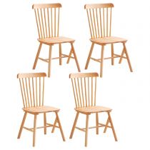 4 Wood Chairs