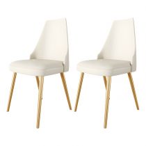 2 Beige Chairs