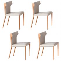 4 Chaises Orange