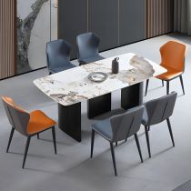 7 Pieces: Table, 6 Chairs