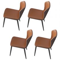 4 Orange Chairs