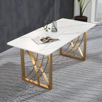 Mesa blanca 140 x 80 x 75