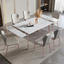 7 Pieces: Table, 6 Chairs