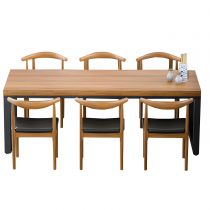 7 Pieces: Table, 6 Chairs