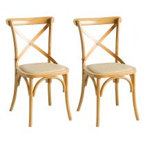 2 Wood Chairs