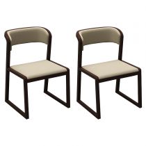 2 White Chairs