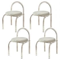 4 White Chairs