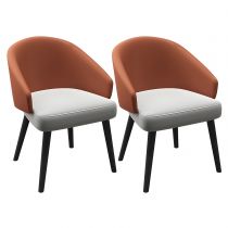2 Orange Chairs