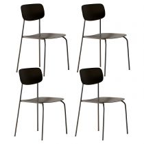 4 Black Chairs