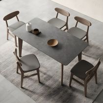 6 Pieces: Table, 5 Chairs