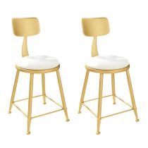 2 White-gold Chairs