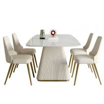 5 Pieces: Table, 4 Chairs