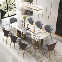 9 Pieces: Table, 8 Chairs