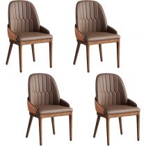 4 Brown Chairs