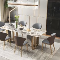 7 Pieces: Table, 6 Chairs