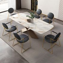 7 Pieces: Table, 6 Chairs