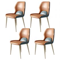 4 Orange Chairs