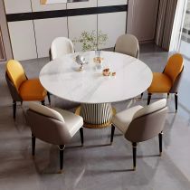 7 Pieces: Table, 6 Chairs