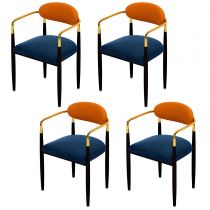 4 Blue Chairs