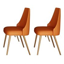 2 Orange Chairs