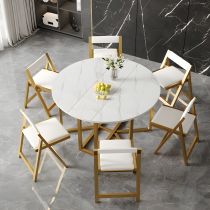 7 Pieces: Table, 6 Chairs