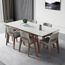 7 Pieces: Table, 6 Chairs