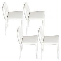 4 Chaises en Beige