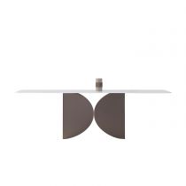 Mesa blanca 140 x 80 x 75