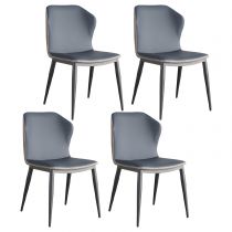 4 Blue Chairs