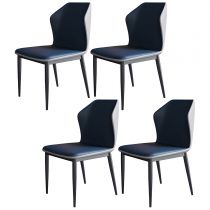 4 Blue Chairs