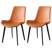 2 Orange Chairs