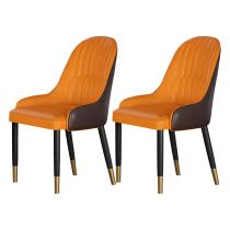 2 Orange Chairs