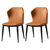 2 Orange Chairs