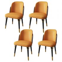 4 Orange Chairs