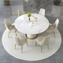 7 Pieces: Table, 6 Chairs