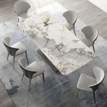 7 Pieces: Table, 6 Chairs