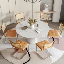 7 Pieces: Table, 6 Chairs