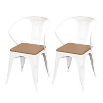 2 White Chairs